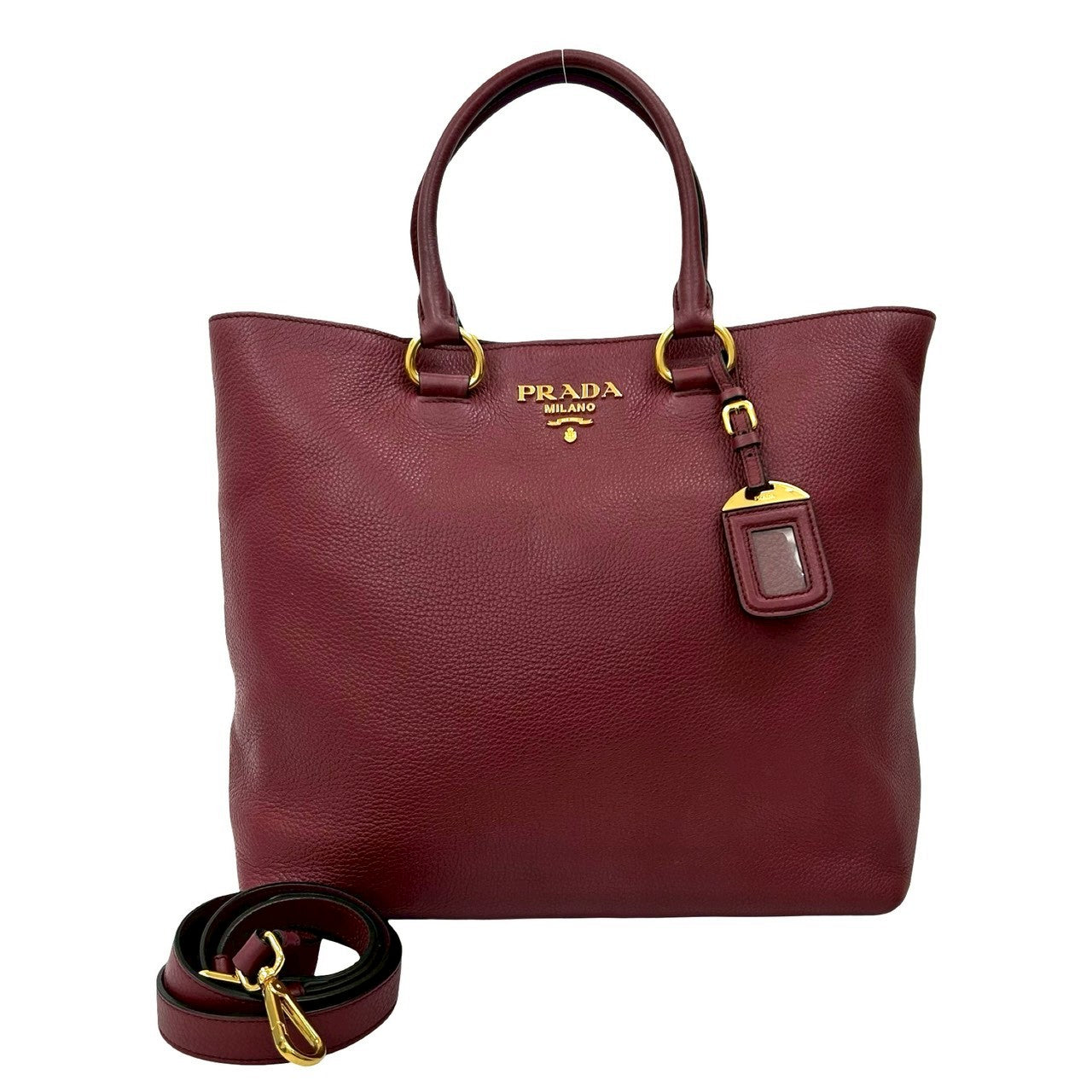 Prada 2Way Tote Bag Leather Tote Bag 1