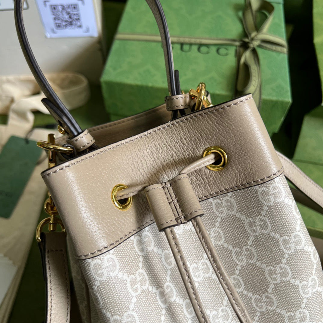 gg Ophidia gg , ’s White Small Bucket Bag