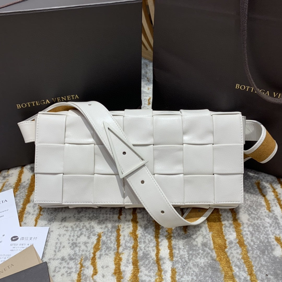 Top Quality Brick Cassette Bag For Women White Travel Bag