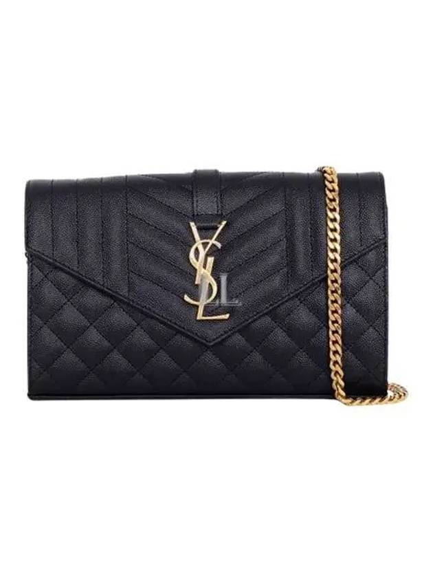 YSL Saint Laurent Saint Laurent Trending Cassandre Cross Bag Monogram Black Travel Bag