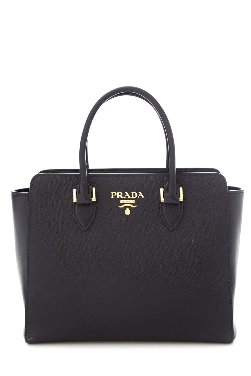 Prada Prada Black Saffiano Leather Handbag Travel Bag
