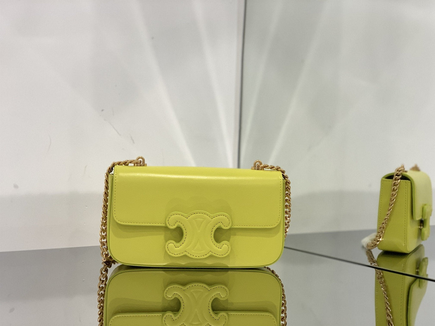 Top Quality Shoulder Bag Cuir Triomphe For Green Chain