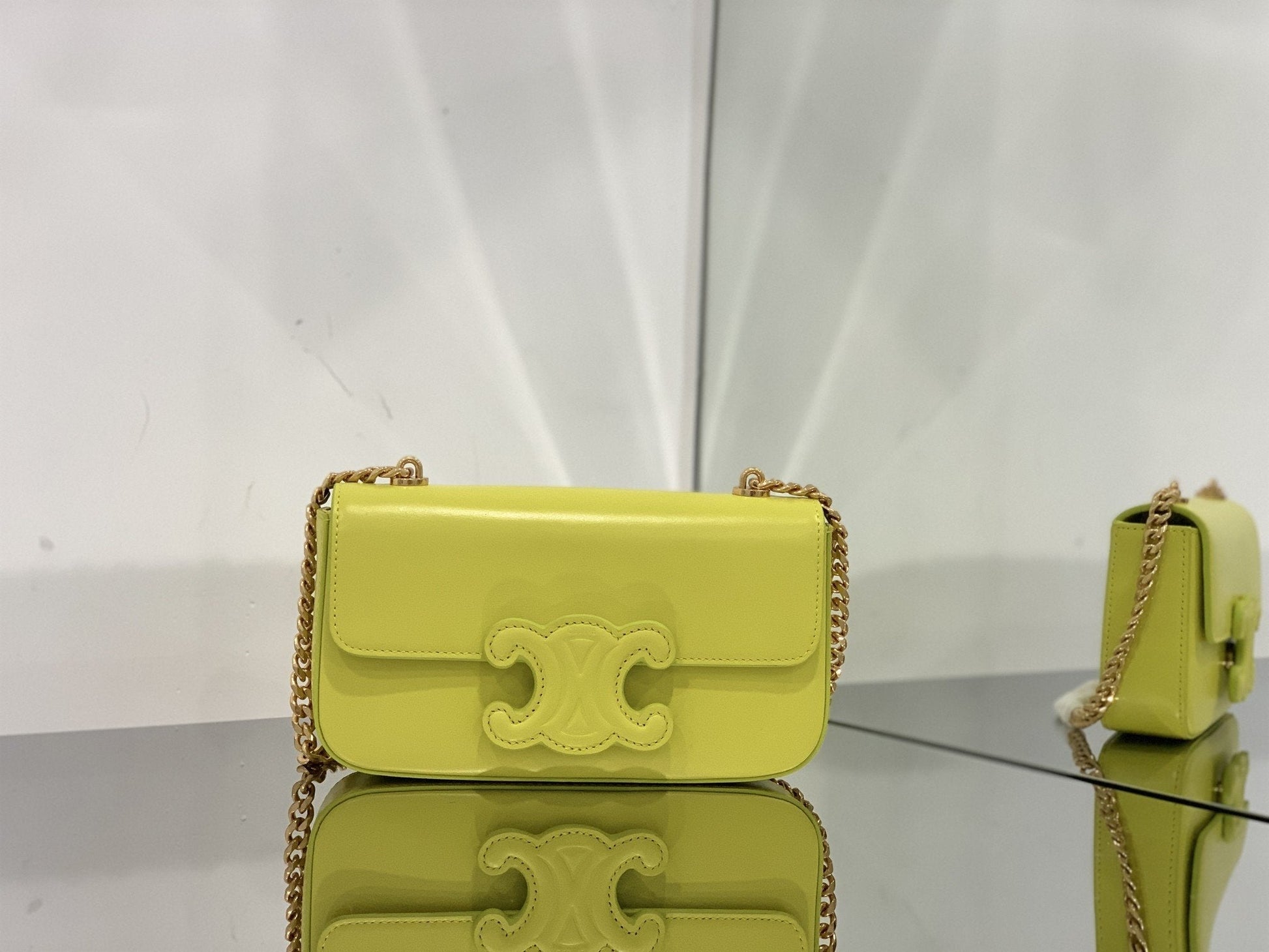 Top Quality Shoulder Bag Cuir Triomphe For Green Chain