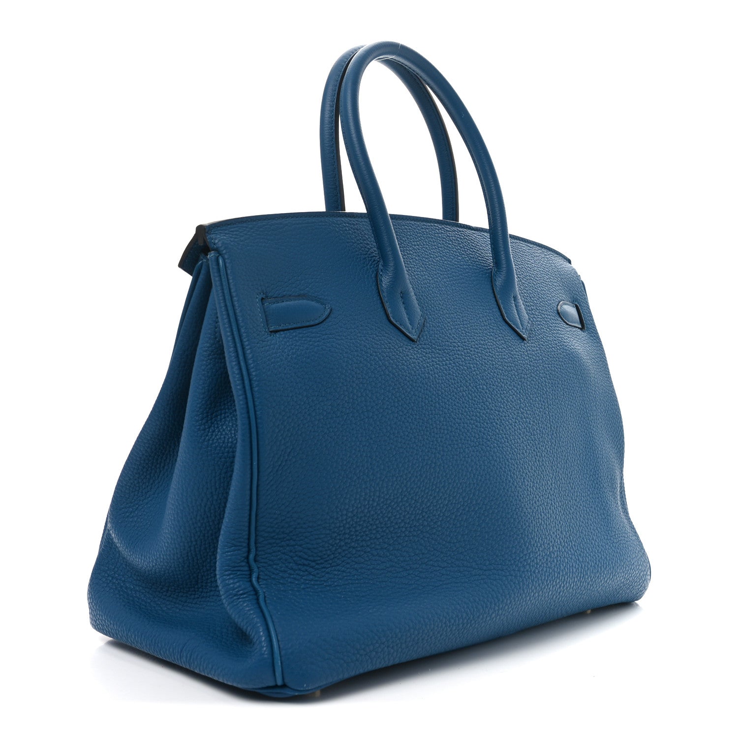 Hermes Togo Birkin Bleu Izmir Handbag Travel Bag