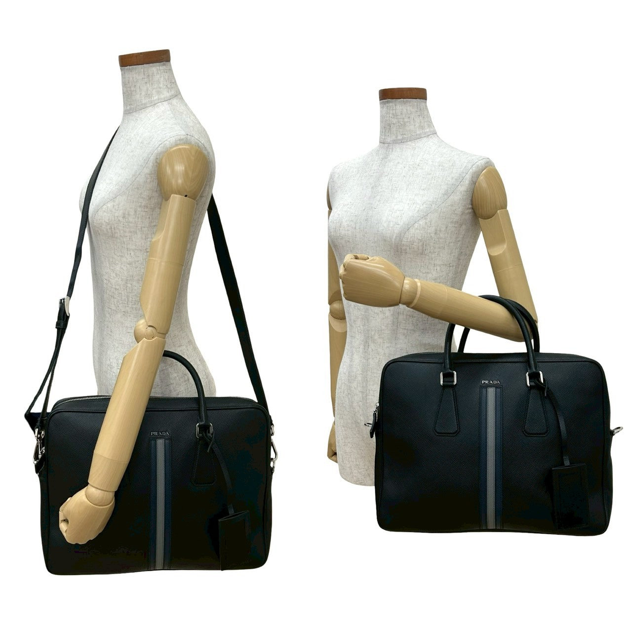 Prada 2Way Handbag Saffiano Travel Bag 2Way Handbag 4