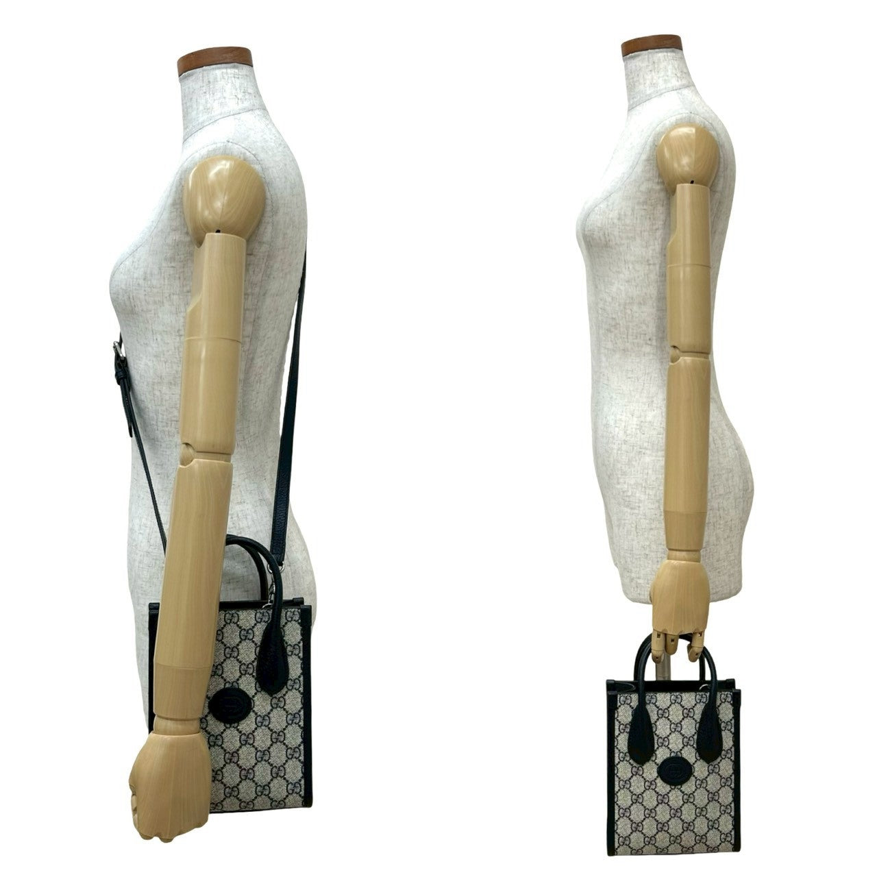 Gucci Interlocking Supreme 2Way Bag Leather Travel Bag