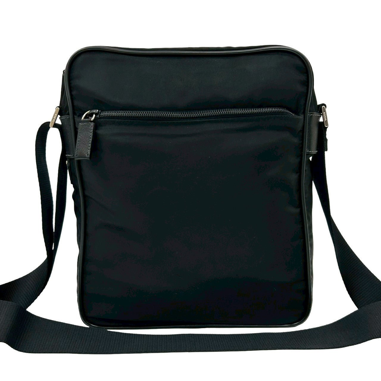 Prada Tessuto Shoulder Bag Leather Saffiano