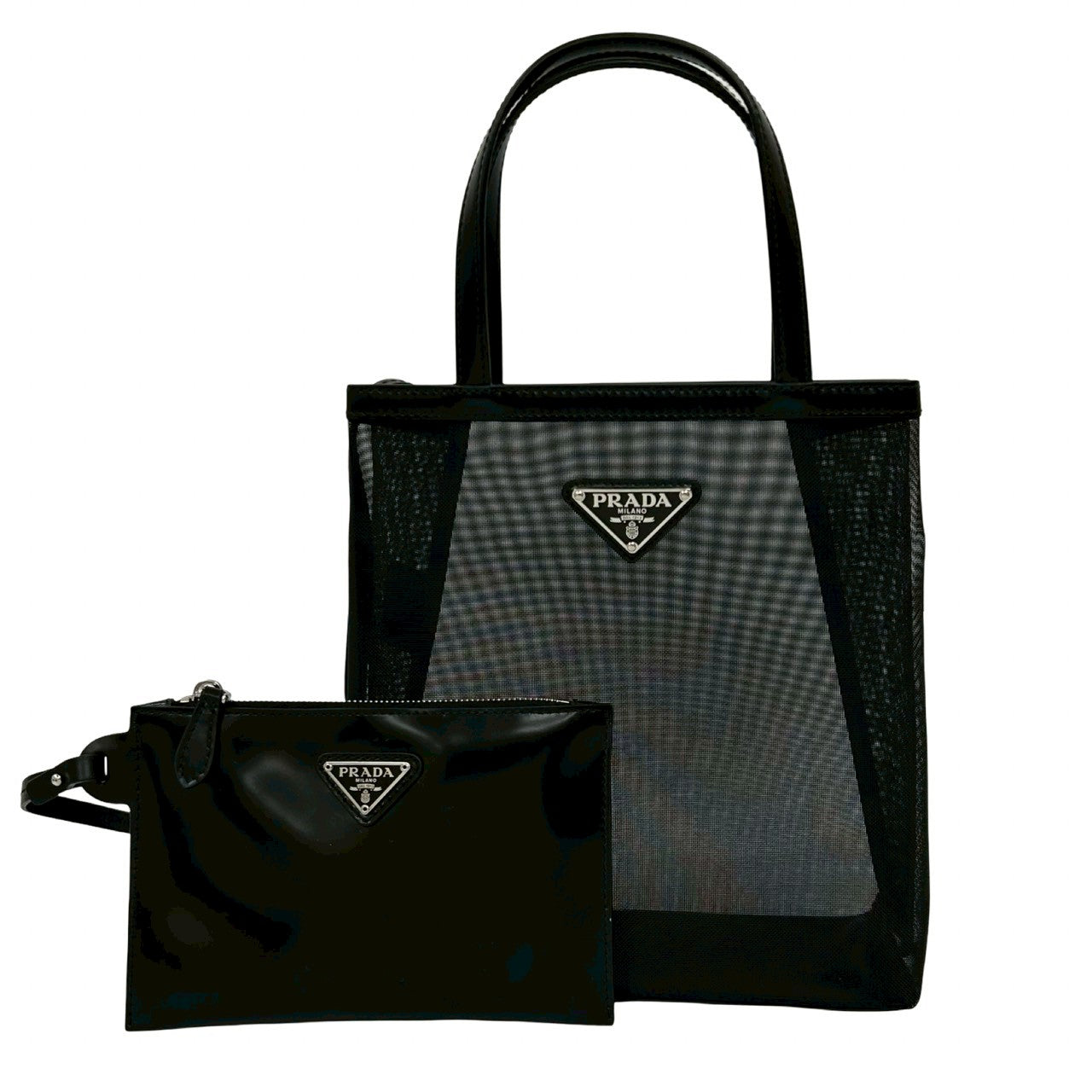 Prada Prada Patent Leather Handbag Travel Bag