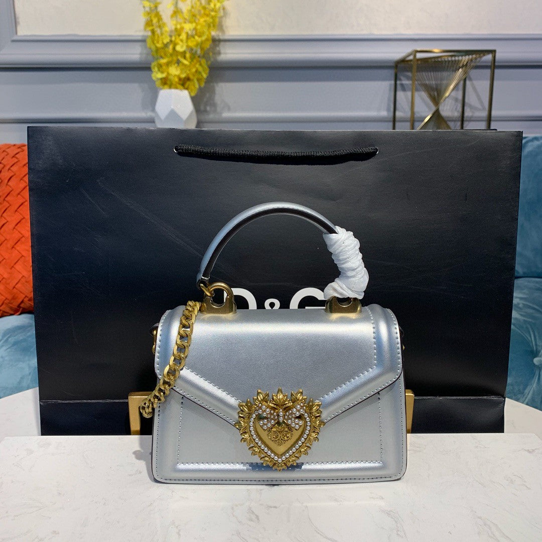 Devotion Mordore Nappa Top Quality6711A101680998 Silver Small Travel Bag
