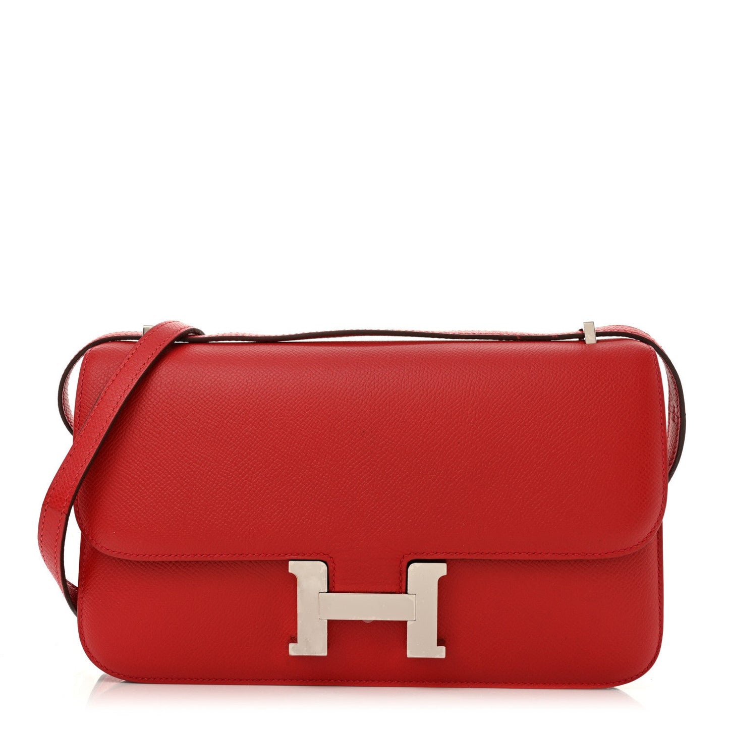 Hermes Epsom Constance Elan Rouge Cas Ue Handbag Travel Bag