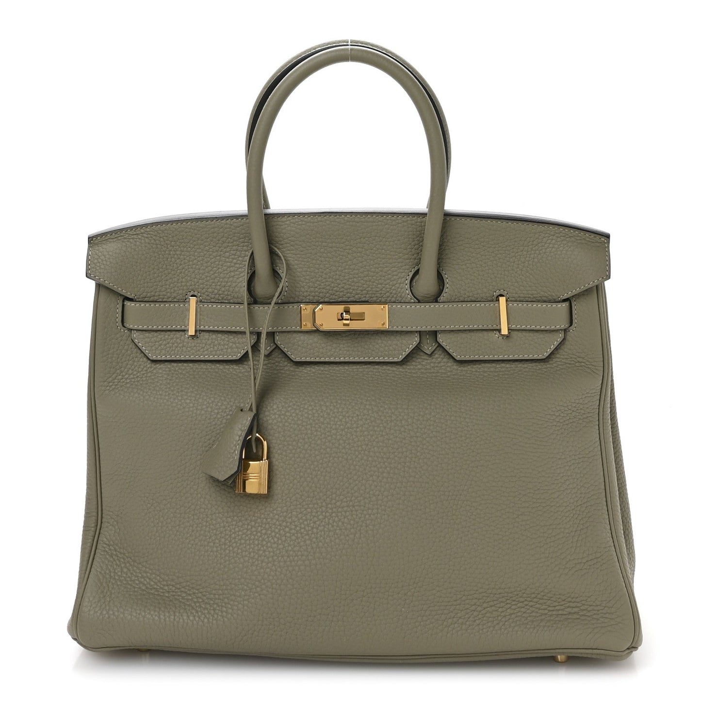 Hermes Togo Birkin Sauge Handbag Travel Bag