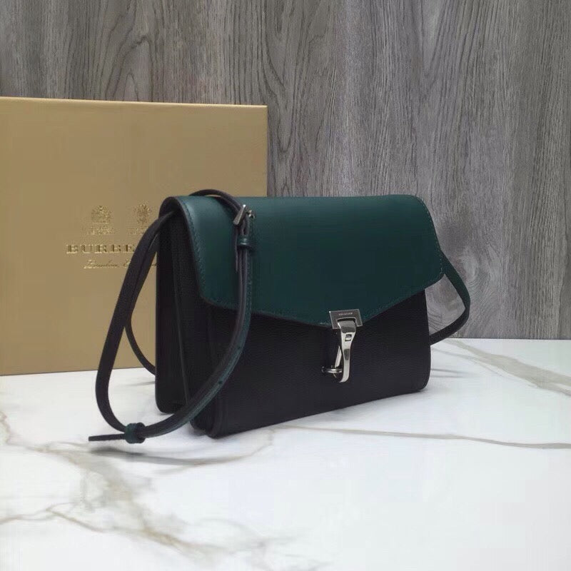 Top Quality Macken Colorblock Crossbody Bag For Black Green 95In24Cm 9041