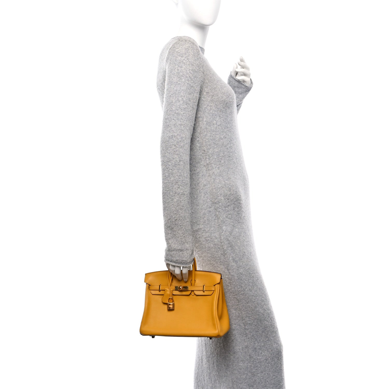 Hermes Swift Birkin Jaune Ambre Handbag Travel Bag
