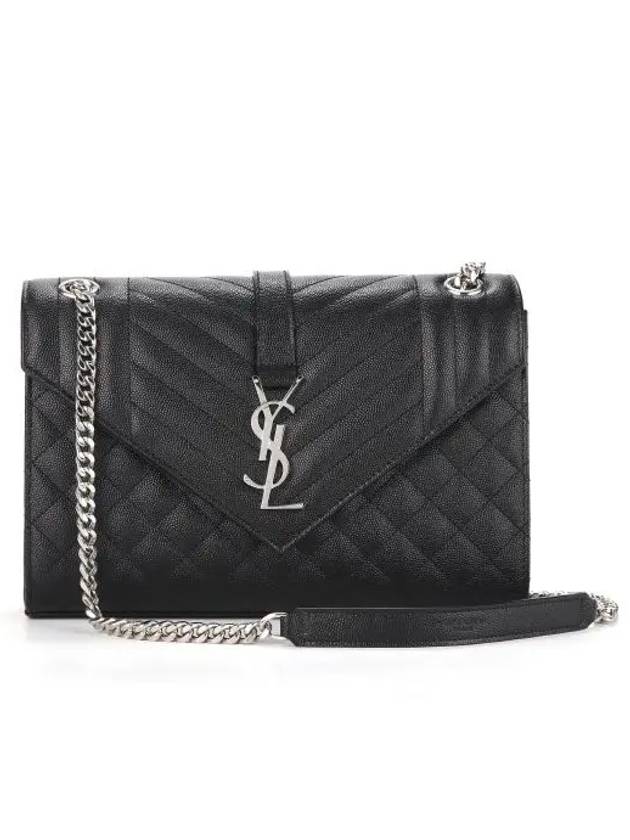 YSL Saint Laurent Saint Laurent Trending Envelope Medium Chain Bag Leather Matelasse Travel Bag