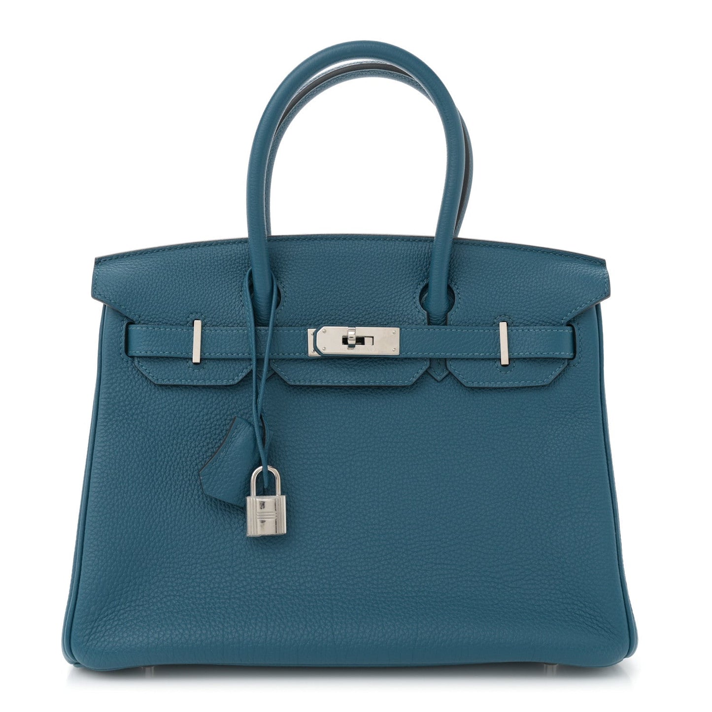 Hermes Togo Birkin Bleu De Galice Handbag Travel Bag