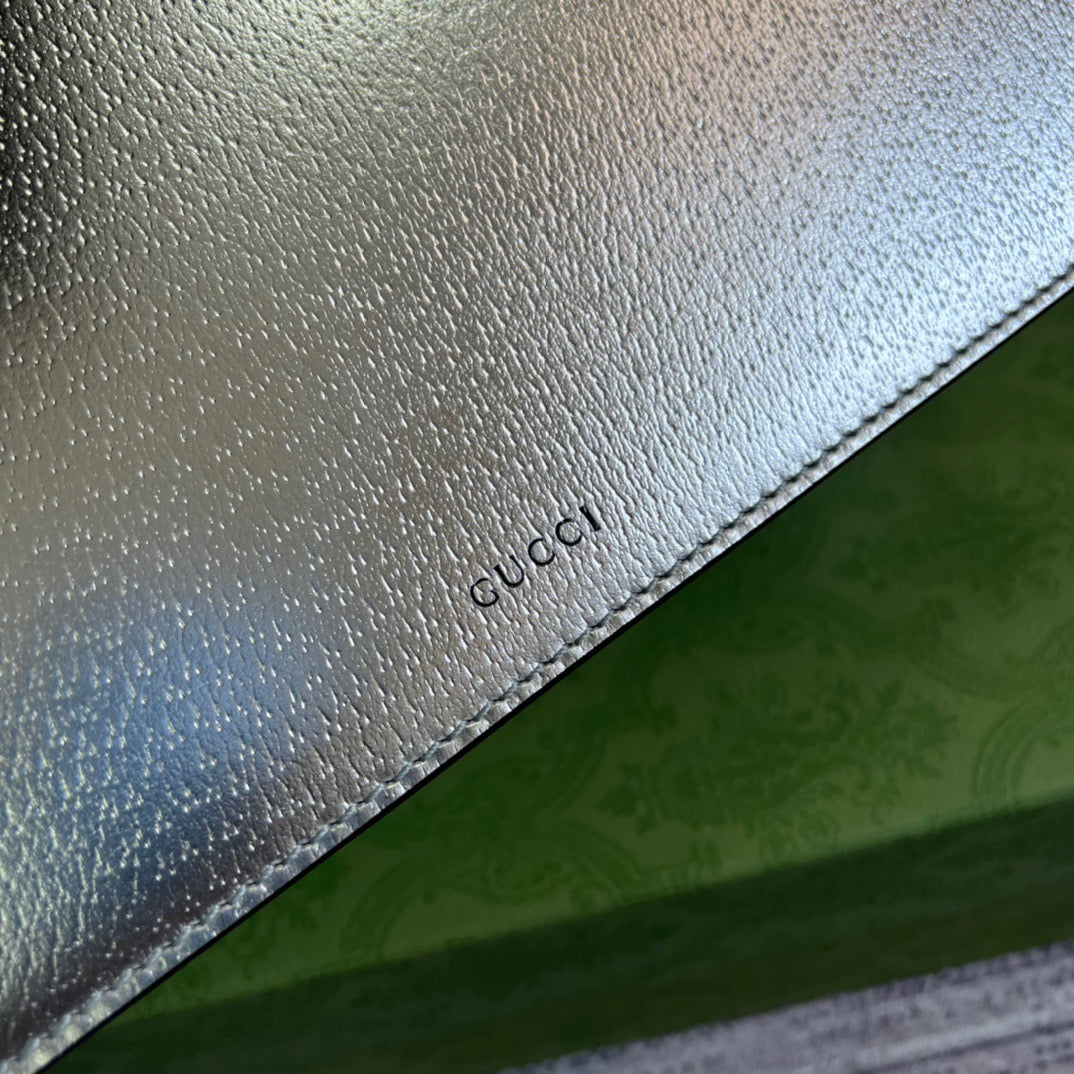 gg Dionysus , ’s 10in Silver Small Shoulder Bag