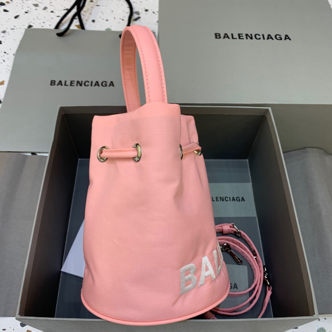 Balen Le Cagole Metop Qualityum Bag In Pink Bucket Bucket Bag 118In30Cm 8687