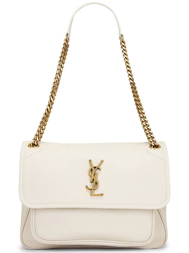 YSL Saint Laurent Luxury Trending Nikki Shoulder Bag Blanc Medium Chain