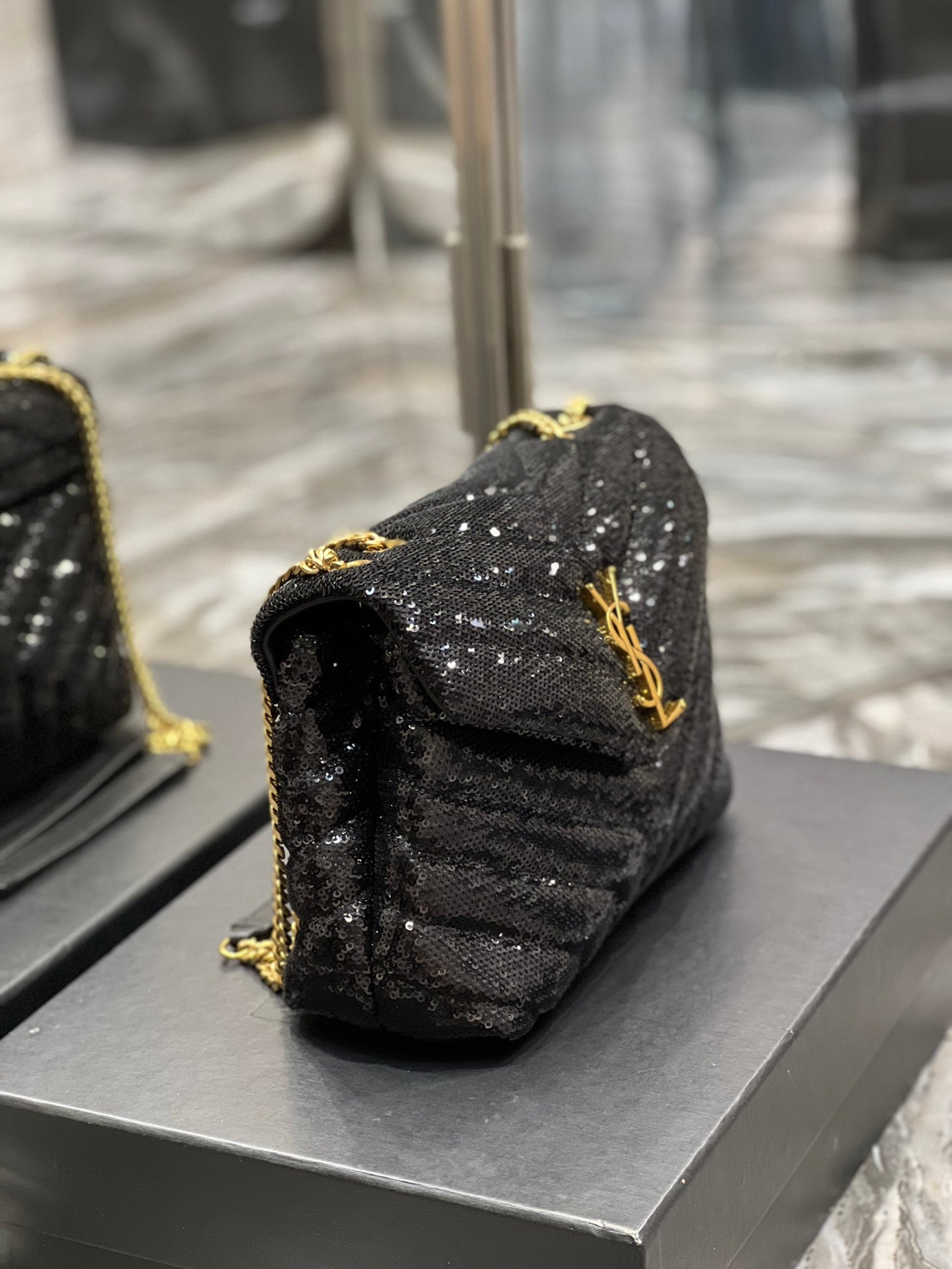 YSL Saint Laurent YSL Top Quality Loulou Bag For Women Black Small Travel Bag