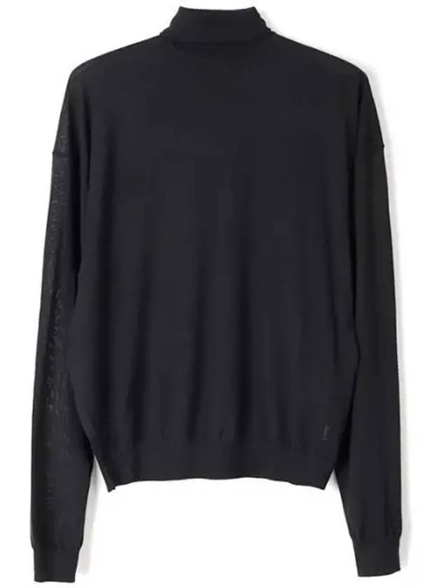 YSL Saint Laurent Saint Laurent Trending Cassandre Turtleneck Travel Bag Black