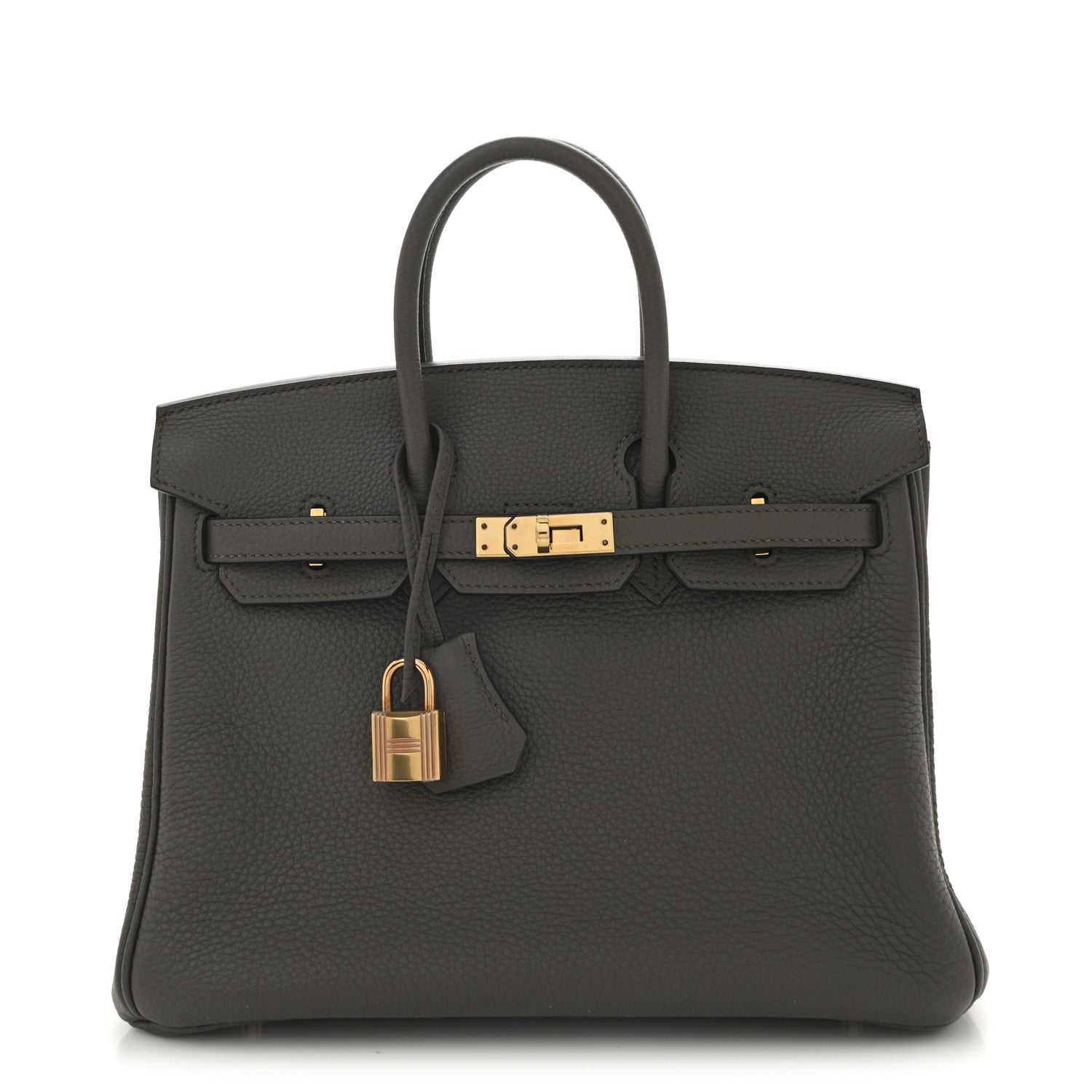 Hermes Togo Birkin Etain Handbag Travel Bag 25 Etain 1752389