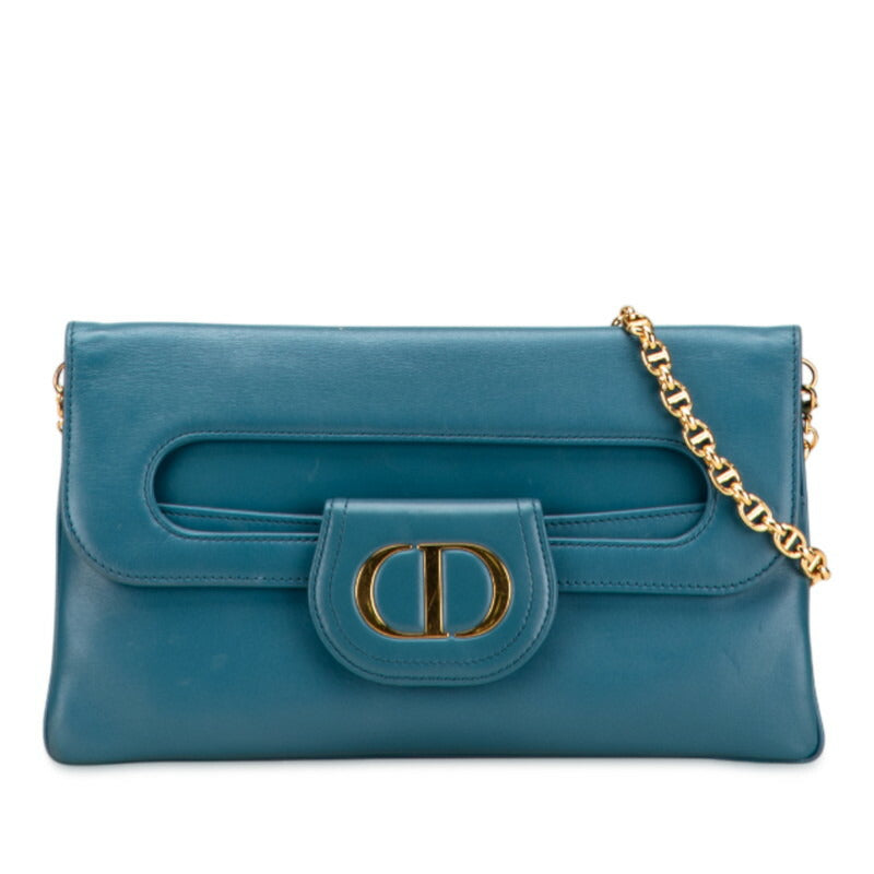 Dior Double Smooth Calfskin Shoulder Bag
