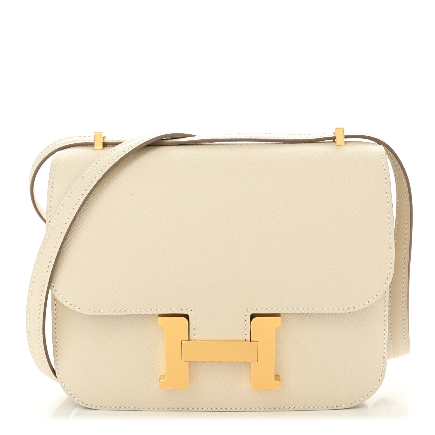 Hermes Epsom Constance Craie Handbag Travel Bag 18 Craie 1760141