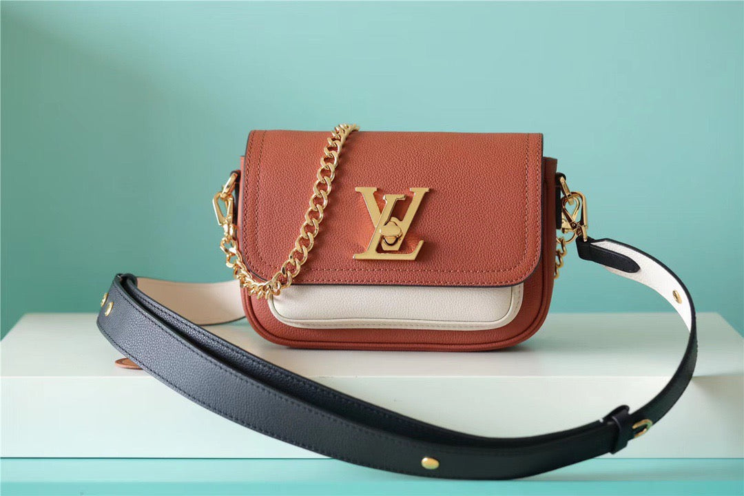 Top Quality Lockme Tender Chataigne For Women Brown Crossbody Bag