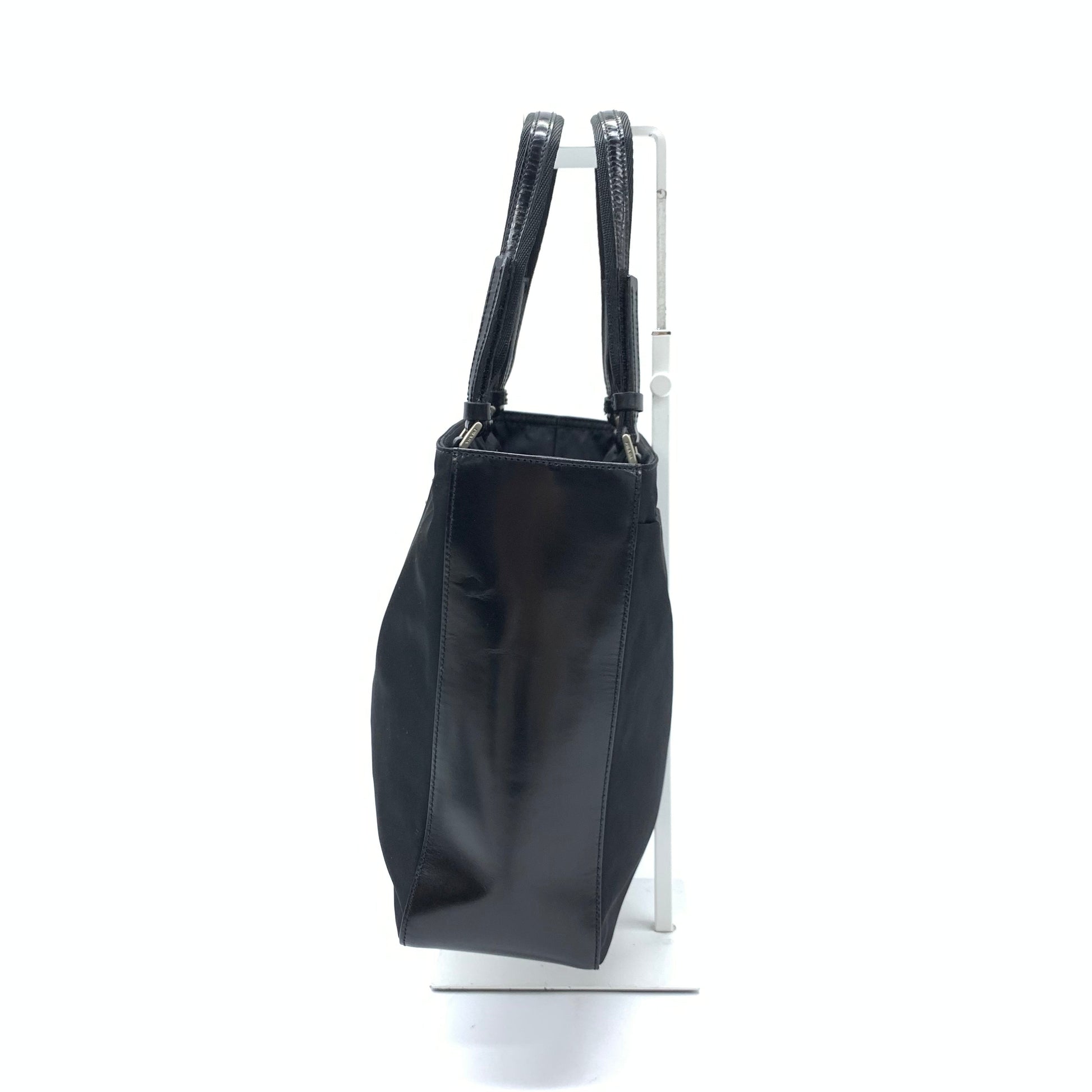 Prada Triangle Tote Bag Nylon Logo