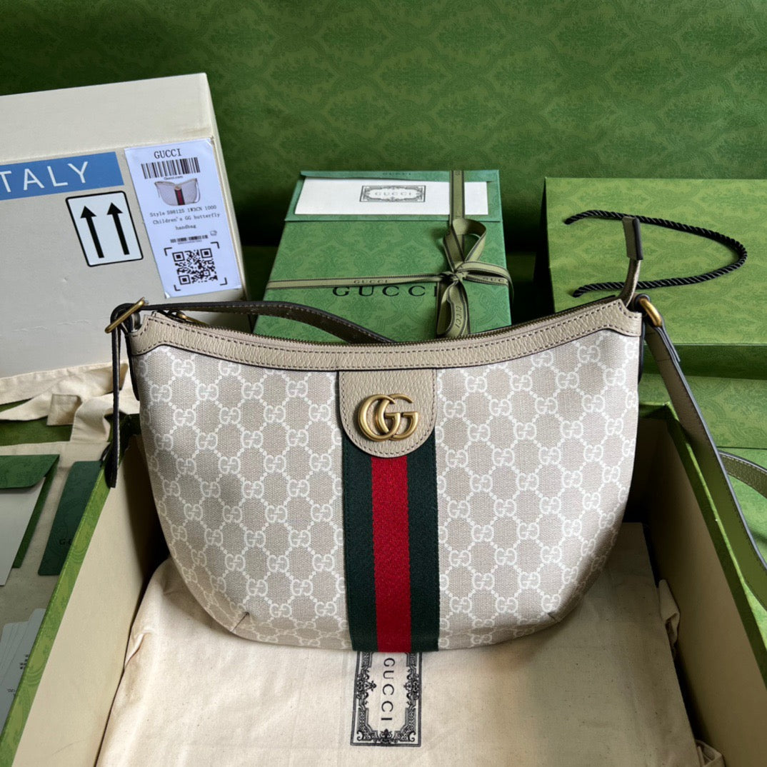gg Ophidia gg , ’s Beige Small Shoulder Bag