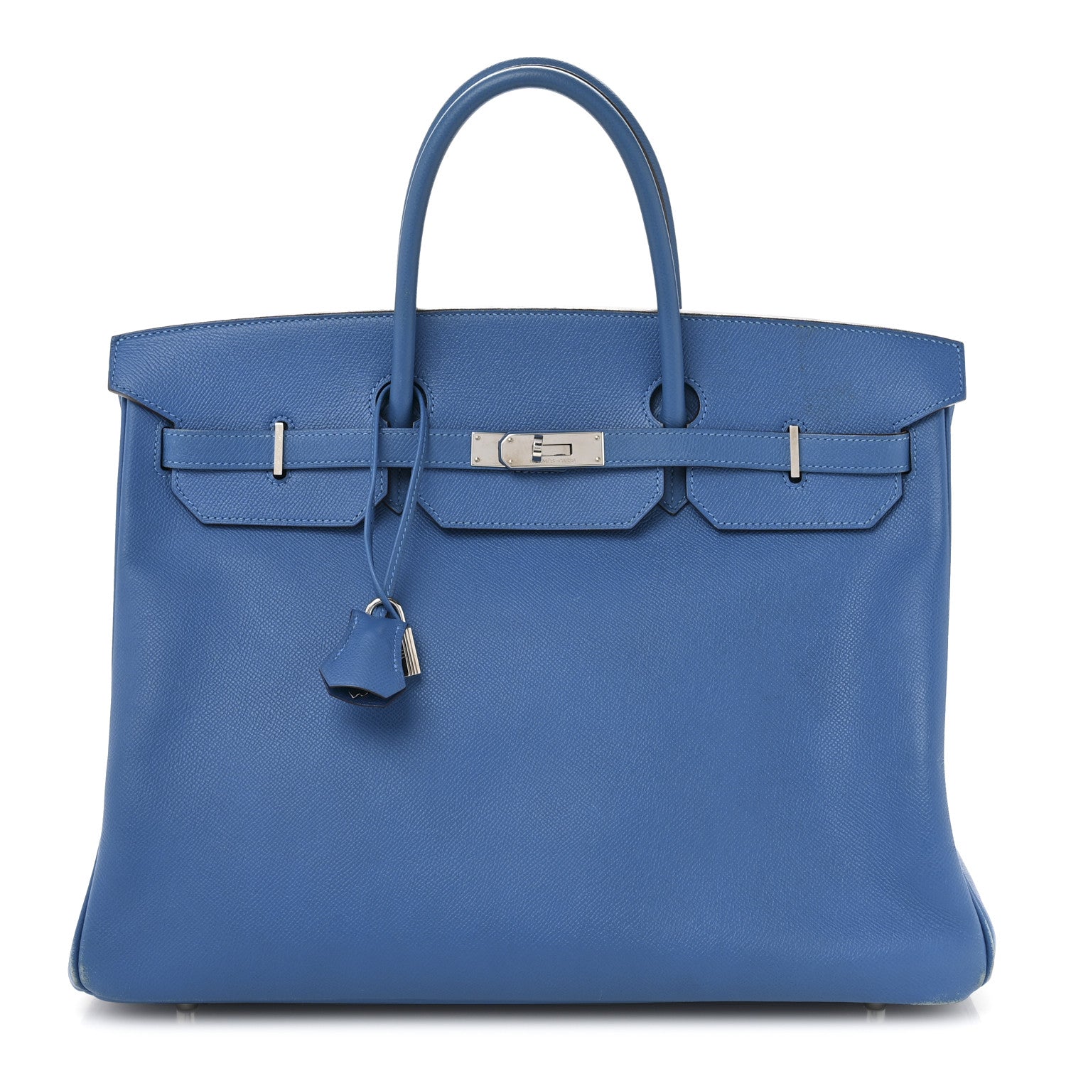 Hermes Epsom Birkin Mykonos Handbag Travel Bag 40 Mykonos 1743683