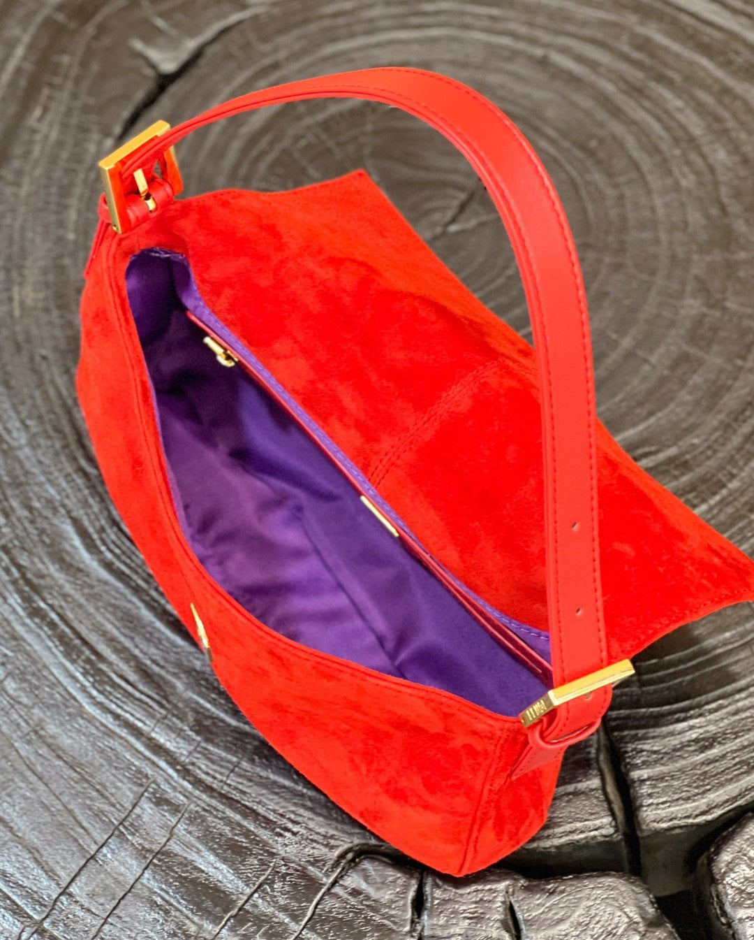 Top QualityTop Quality Baguette 25cm Red Handbag