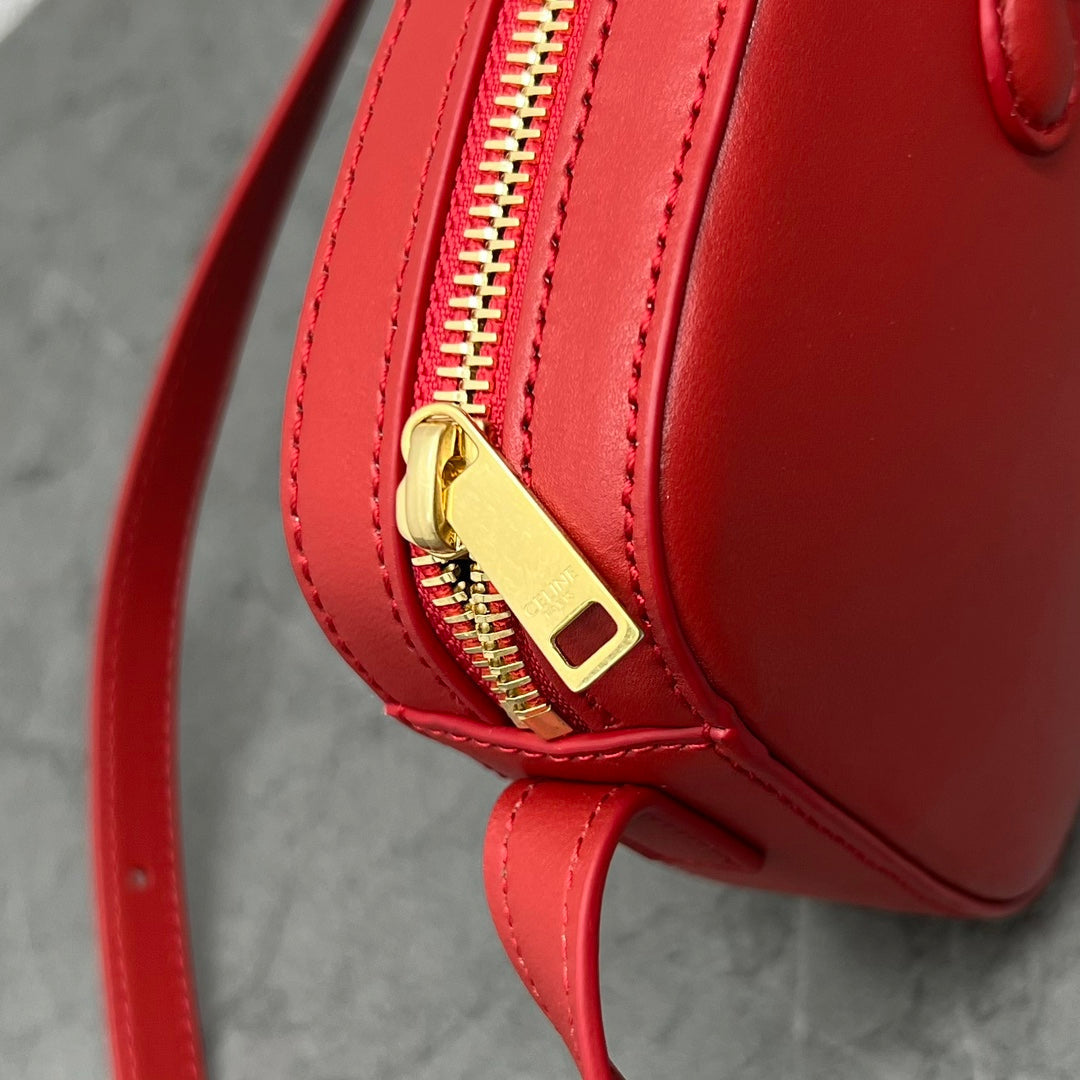 Top Quality Camera Shoulder Bag Cuir Triomphe Red