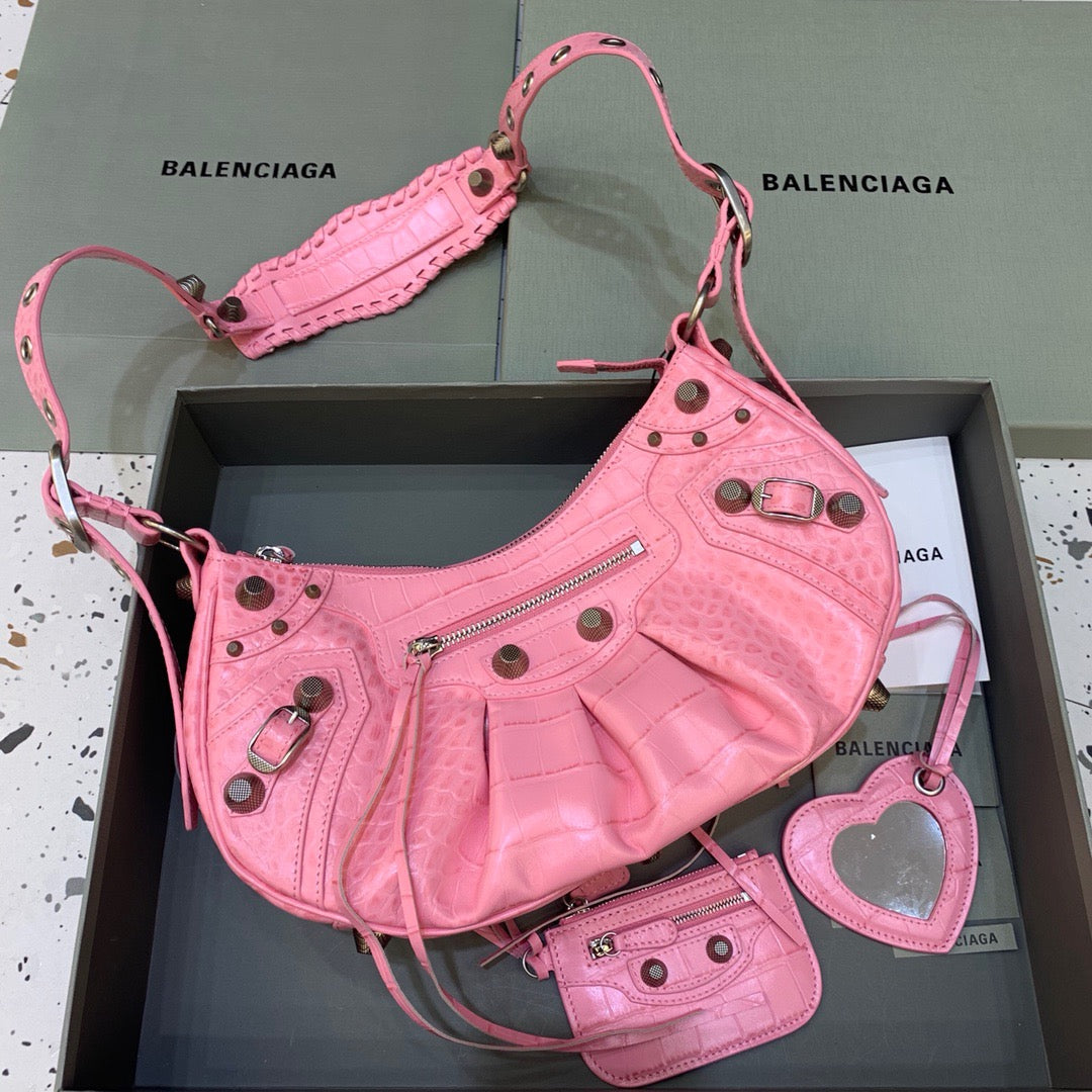 Balen Le Cagole Xs Shoulder Bag In Pink 67130723Eby5812 9369