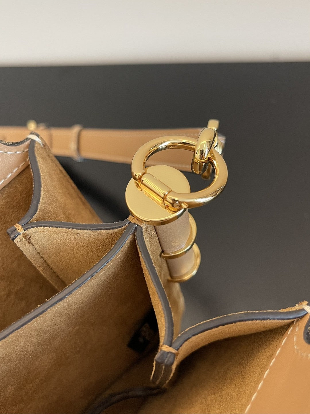 Fendi Touch Ff Fabric Brown Travel Bag