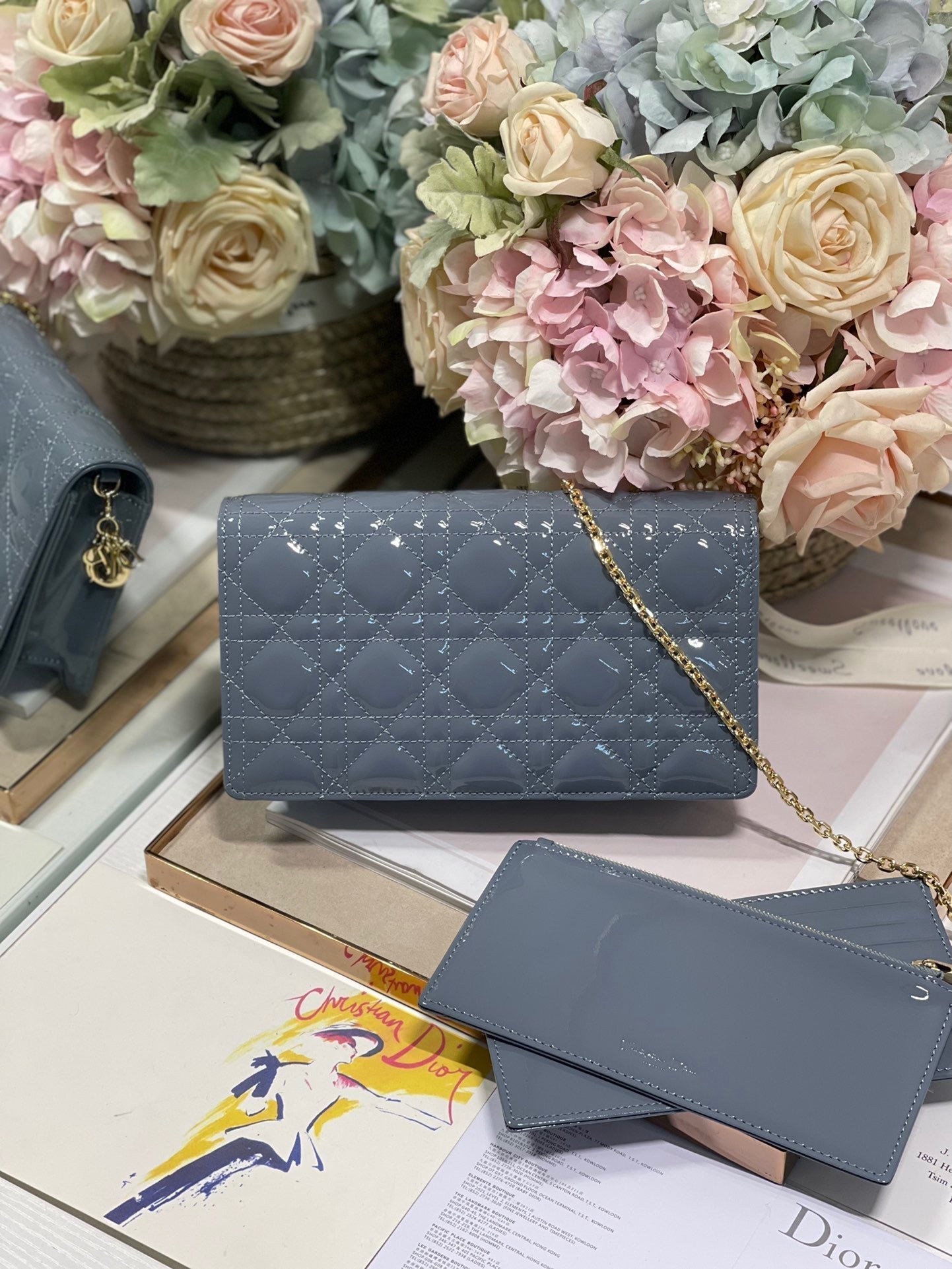 Lady Pouch Smoky Cd Blue Travel Bag