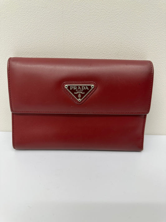 Prada Handbag Bags Rare Oversized pr8810ff Nylon Red Logo