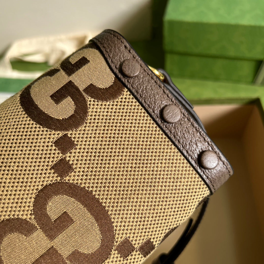 gg Horsebit , ’s 7.1in Brown Mini Bag