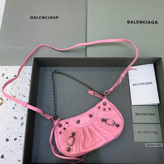 Balen Le Cagole Bag With Light For Pink Mini Travel Bag