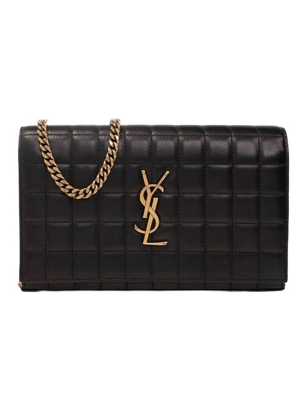 YSL Saint Laurent Saint Laurent Trending Cassandre Matelassé Cross Bag Leather Black Shoulder Bag