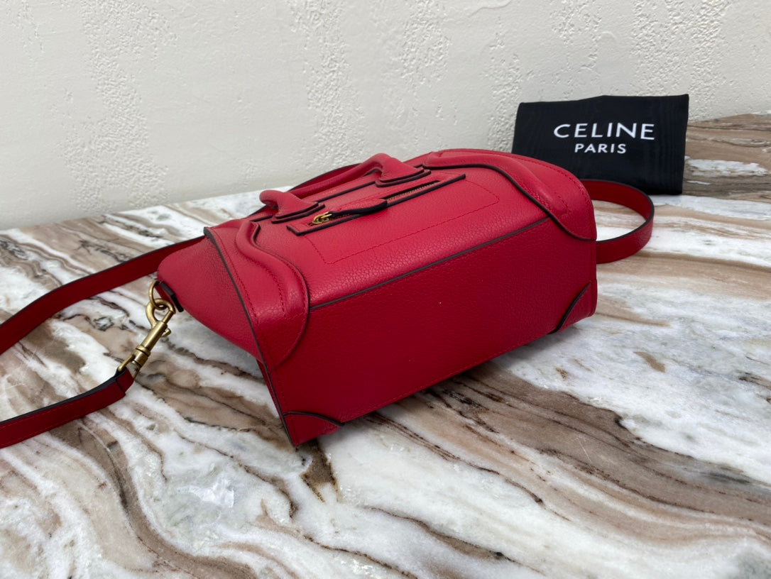 Gucci Top Quality Nano Lu age Bag In Red Travel Bag