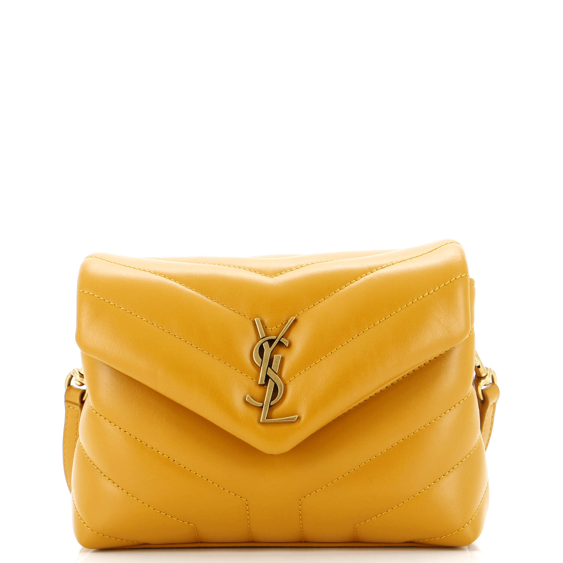 YSL Saint Laurent Luxury Trending Loulou Shoulder Bag Chevron Leather Matelasse Toy Leather Toy 5