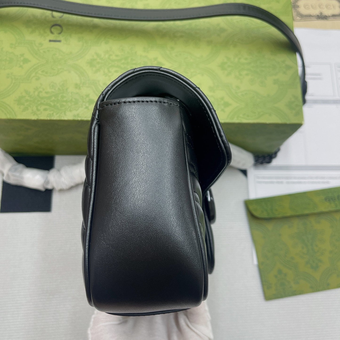 gg Marmont , ’s 8.5in Matelasse Black Mini Bag