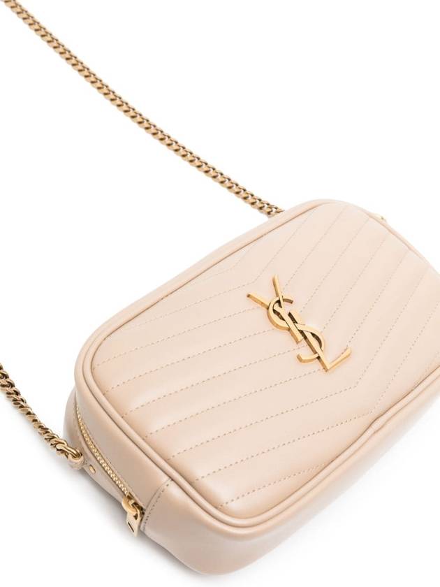 YSL Saint Laurent Luxury Trending Lou Cross Bag Leather Beige Small Travel Bag Dv707 2721 4