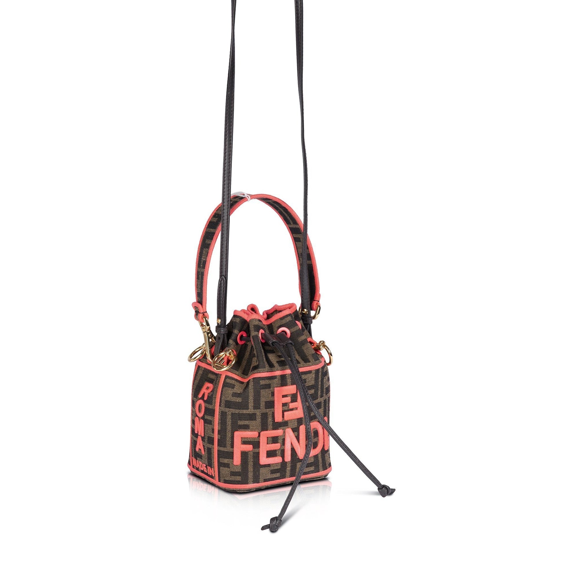 Fendi Roma Amor Mon Tresor Bag Mini Bucket Bucket Bag