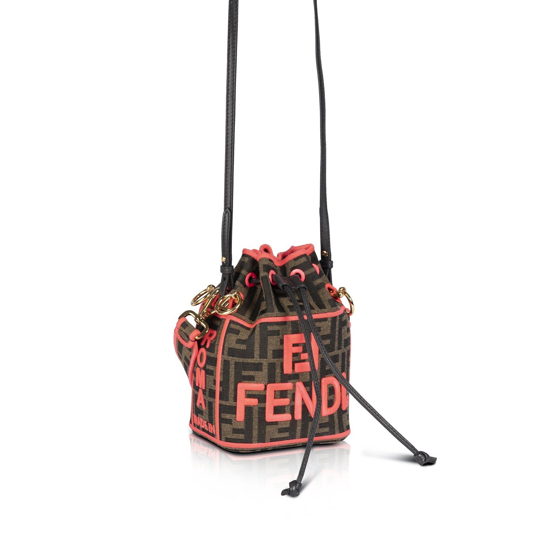Fendi Roma Amor Mon Tresor Bag Mini Bucket Bucket Bag