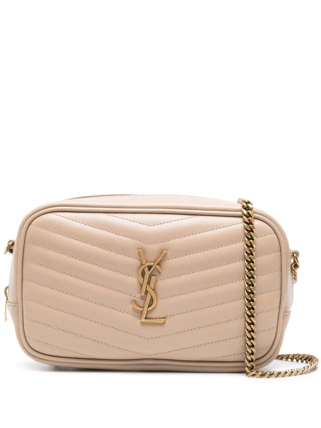 YSL Saint Laurent Luxury Trending Lou Cross Bag Leather Beige Small Travel Bag Dv707 2721 4