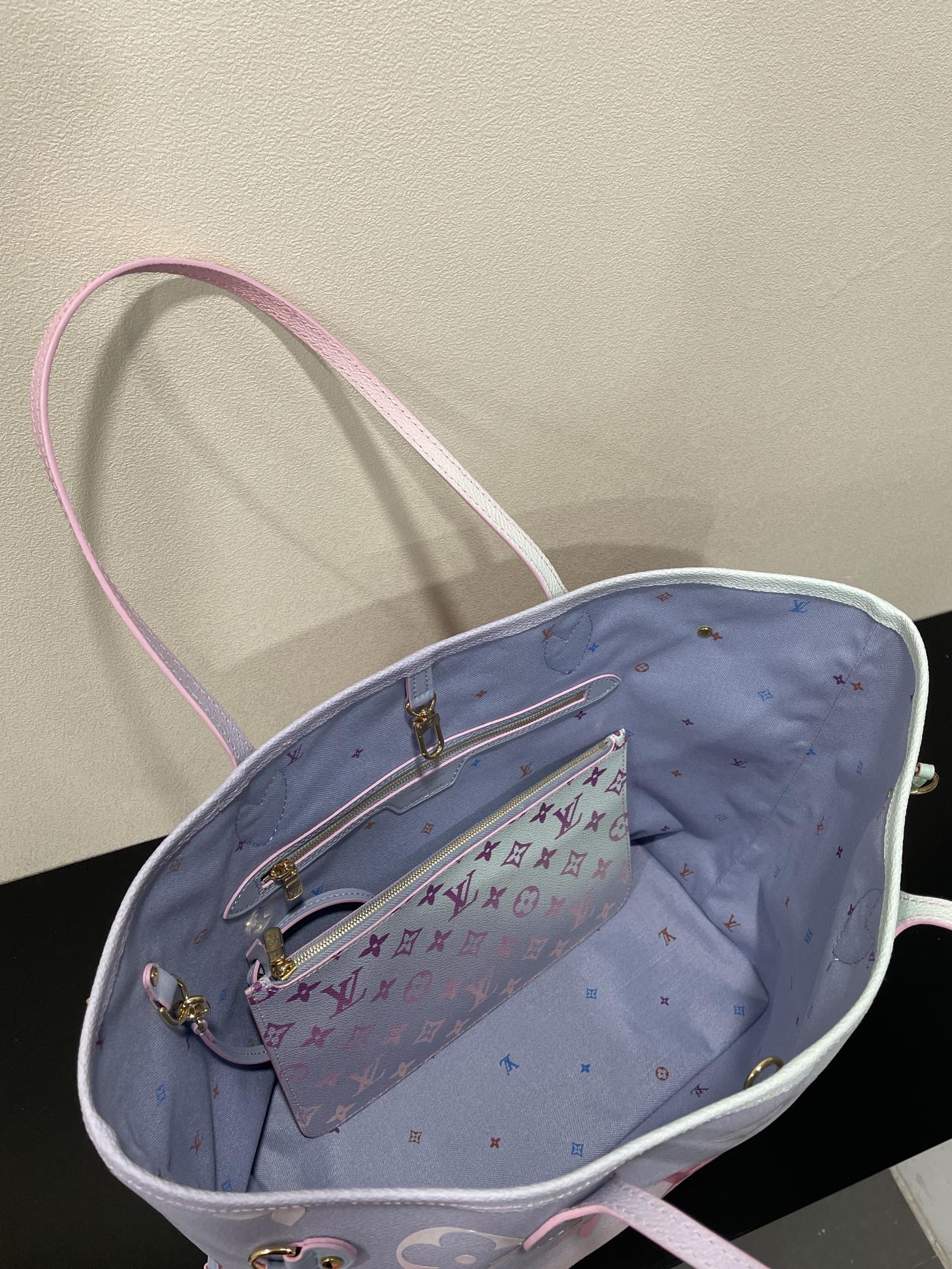 Top Quality Neverfull Mm Tote Bag Sunrise Canvas Monogram Shoulder Bag