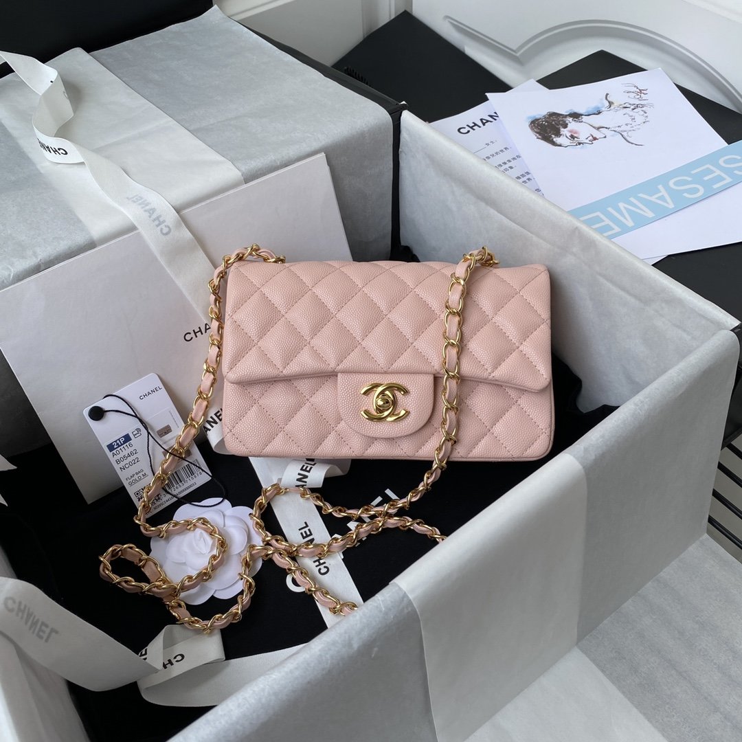 CHLMini Classic PiNike 7.9in 20cm Mini Bag Wombeaunoirrbeaunoirr 79In20Cm