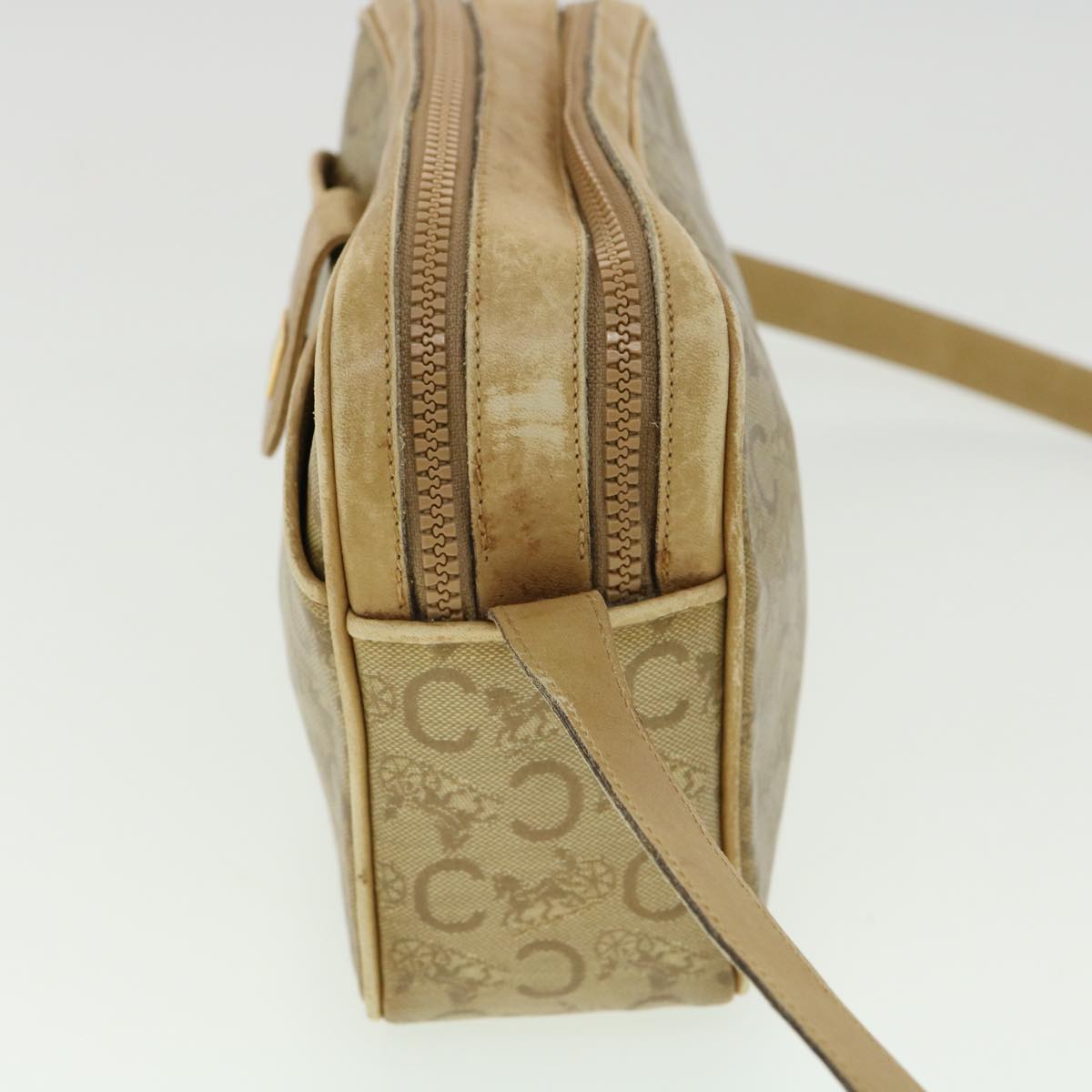 Luxury C Macadam Shoulder Bag Fm Canvas Beige